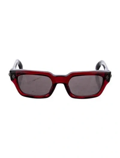 Pre-owned Chrome Hearts Miscellanus Wayfarer Sunglasses In Red