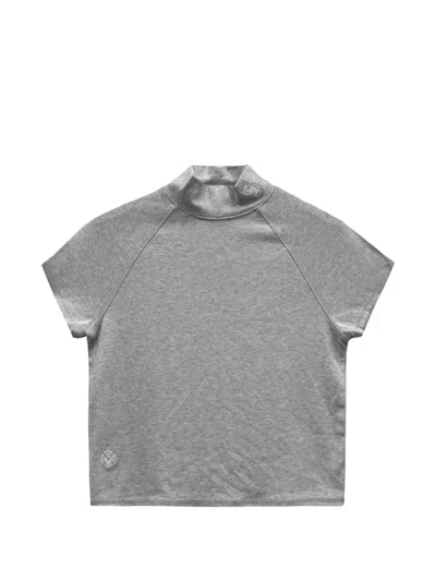 Chrome Hearts Mock-neck T-shirt In Animal Print