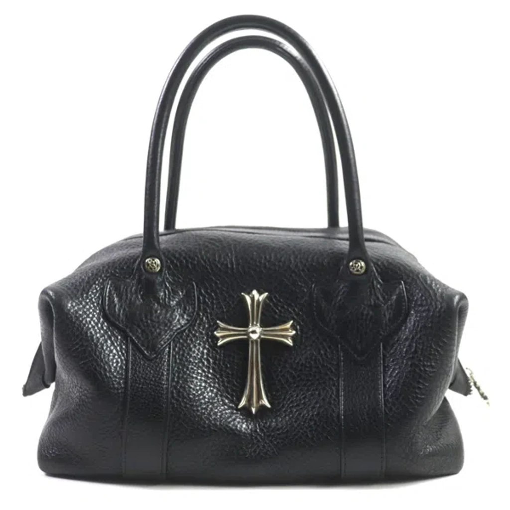 Pre-owned Chrome Hearts Monica Large Cross Bag In Black | ModeSens