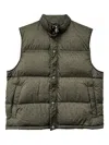 Chrome Hearts Monogram-pattern Padded Gilet In Green
