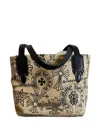 Chrome Hearts Monogram-print Beach Bag In Neutral