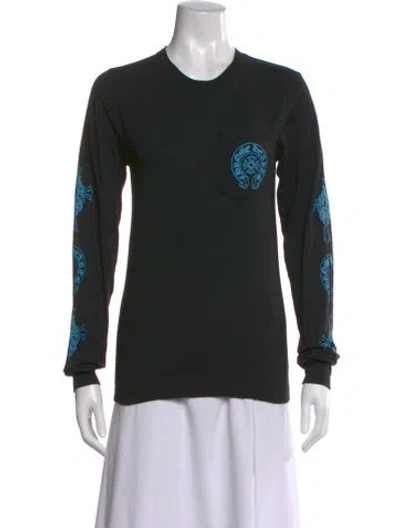 Pre-owned Chrome Hearts Multi Logo Graphic Print T-shirt In Black