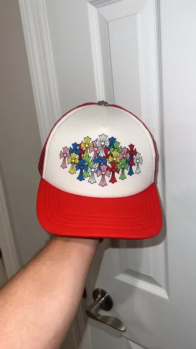 Pre-owned Chrome Hearts Multicolor Cementery Cross Trucket Hat