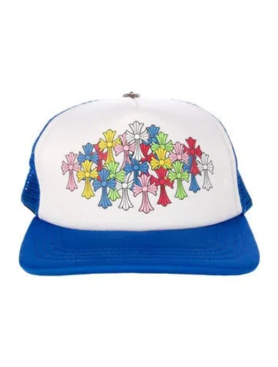 Pre-owned Chrome Hearts Multicolor Cross Cemetery Trucker Hat