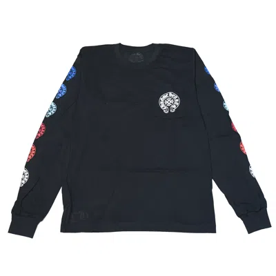 Chrome Hearts Multicolor Horseshoe Logo L/s T-shirt Black In Xl