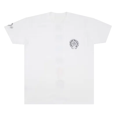 Pre-owned Chrome Hearts Multicolor Horseshoe T-shirt 'white'