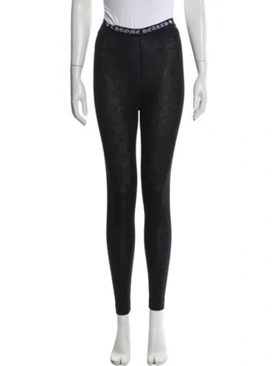 Pre-owned Chrome Hearts Multi-logo Skinny Leg Pants In Black