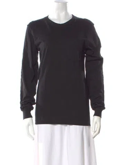 Pre-owned Chrome Hearts Neck Logo Crew Neck T-shirt In Black