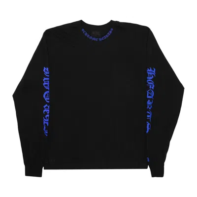 Pre-owned Chrome Hearts Neck Logo Long-sleeve T-shirt 'black' | Men's Size L