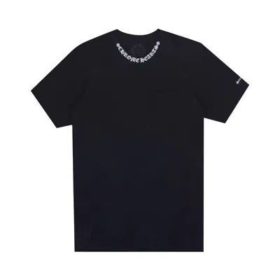 Pre-owned Chrome Hearts Neck Logo Tee 'black'