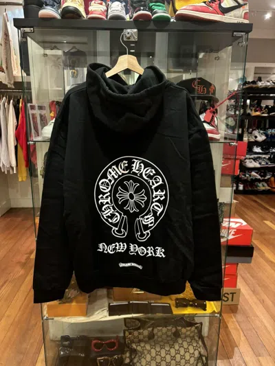 Pre-owned Chrome Hearts New York Exclusive Hoodie New In Black