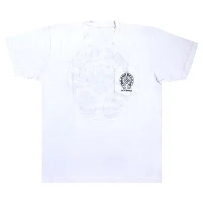 Pre-owned Chrome Hearts New York Horseshoe Pocket Tee 'white'