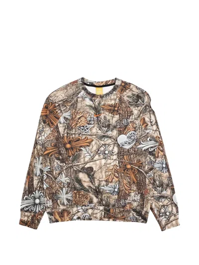 Chrome Hearts Nocta Realtree Printed Long-sleeve T-shirt In Brown