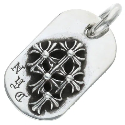 Pre-owned Chrome Hearts Nyc Limited Dog Tag In Silver
