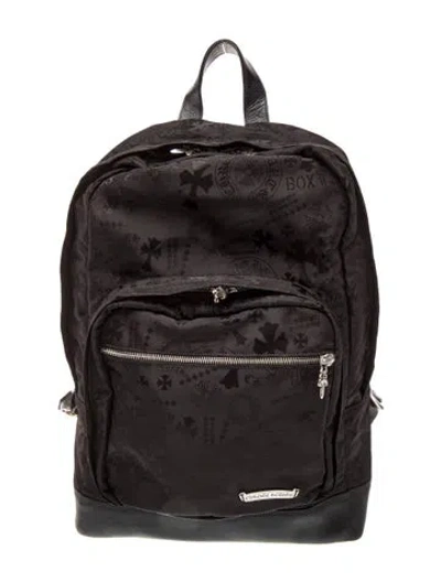 Pre-owned Chrome Hearts Nylon 7th Grade Multi Backpack In Black