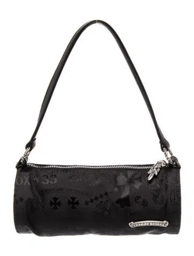 Pre-owned Chrome Hearts Nylon Roller Monogram In Black