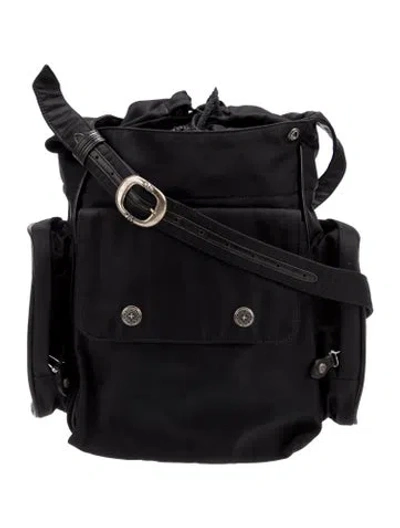 Pre-owned Chrome Hearts Nylon Shoulder Bag Vintage In Black