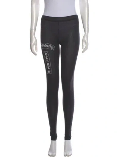 Pre-owned Chrome Hearts Nylon Skinny Leg Pants In Black