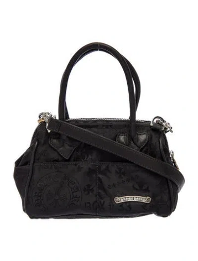 Pre-owned Chrome Hearts Nylon Stencil Mochita In Black