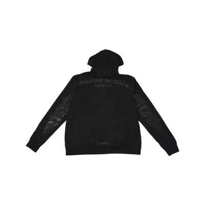 Chrome Hearts Online Exclusive Tonal Horseshoe Logo Hoodie Black In S