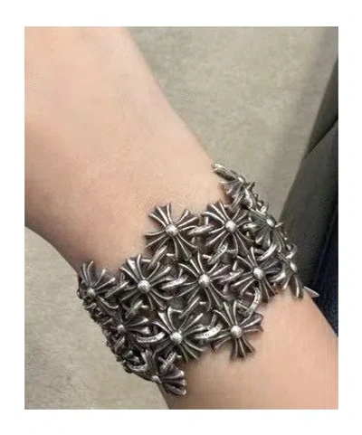Chrome Hearts Openwork Detail Bracelet In Metallic