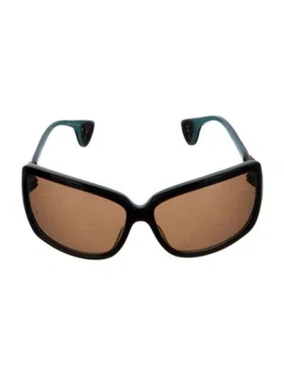 Pre-owned Chrome Hearts Oversize Tinted Sunglasses In Multi