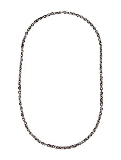 Pre-owned Chrome Hearts Paper Chain Necklace, 24" In Multi
