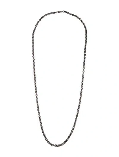 Pre-owned Chrome Hearts Paper Chain Necklace, 30" In Multicolor