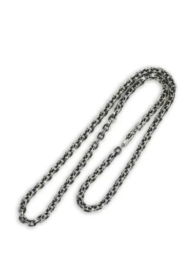 Chrome Hearts Paper Chain Necklace In Silver