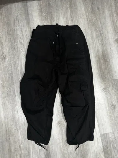 Pre-owned Chrome Hearts Parachute Pants (art Basel Exclusive) In Black