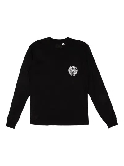 Chrome Hearts Paris Exclusive Long-sleeve T-shirt In Black