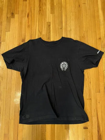Pre-owned Chrome Hearts Paris Exclusive Tee In Black