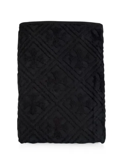 Chrome Hearts Patterned Bath Towel In Black