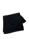 Chrome Hearts Patterned Towel In Black