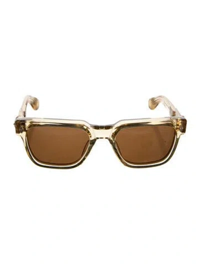 Pre-owned Chrome Hearts Pen 15 Wayfarer Sunglasses In Gold