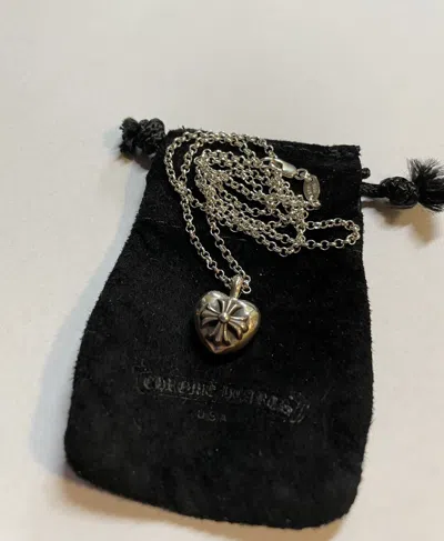 Pre-owned Chrome Hearts Pendant In Silver