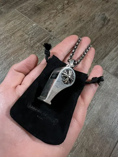 Pre-owned Chrome Hearts Pendant Whistle Large In Silver