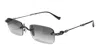 Chrome Hearts Pills Iii - Matte Black Sunglasses In Gray