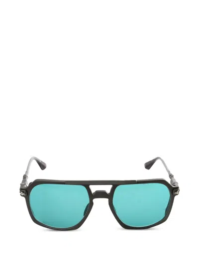 Chrome Hearts Pilot-frame Sunglasses In Green