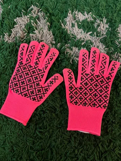 Pre-owned Chrome Hearts Pink Gloves