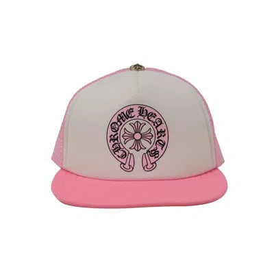 Pre-owned Chrome Hearts Pink Trucker Hat Matty Boy Sex Records Horse Shoe - 01228