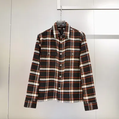 Chrome Hearts Plaid Shirt In Black