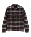 Chrome Hearts Plaid Shirt In Black