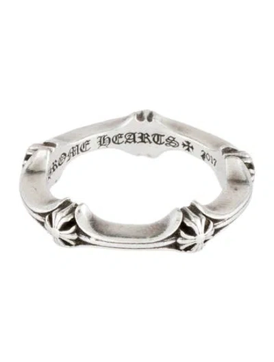 Pre-owned Chrome Hearts Plus & Bone Ring In Multicolor