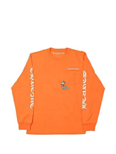 Chrome Hearts Printed Long-sleeve T-shirt In Orange