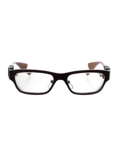 Pre-owned Chrome Hearts Pull Out Square Eyeglasses In Neutral