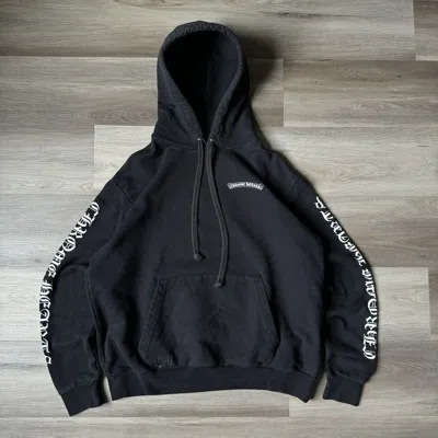 Pre-owned Chrome Hearts Pullover Hoodie Size Large In Black