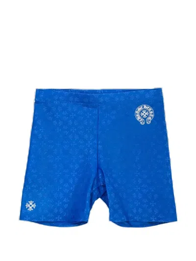 Chrome Hearts Radlerhose Mit Logo In Blue