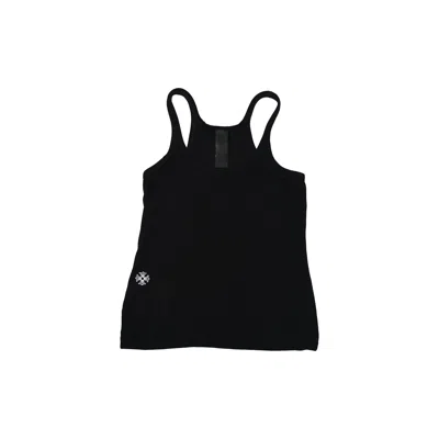 Chrome Hearts Ribbed Racerback Tank Top  Black In S