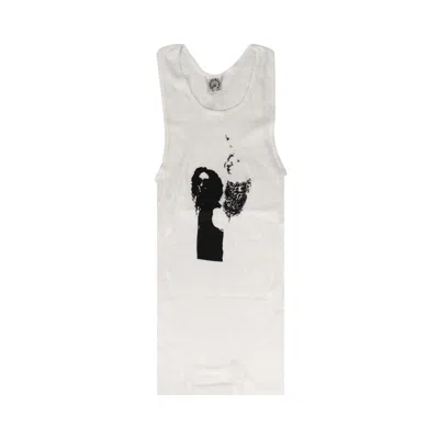 Pre-owned Chrome Hearts Ribbed Richard Stark Tank Top 'white' | Men's Size M